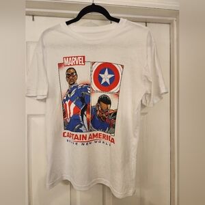 Marvel Captain America White T-Shirt